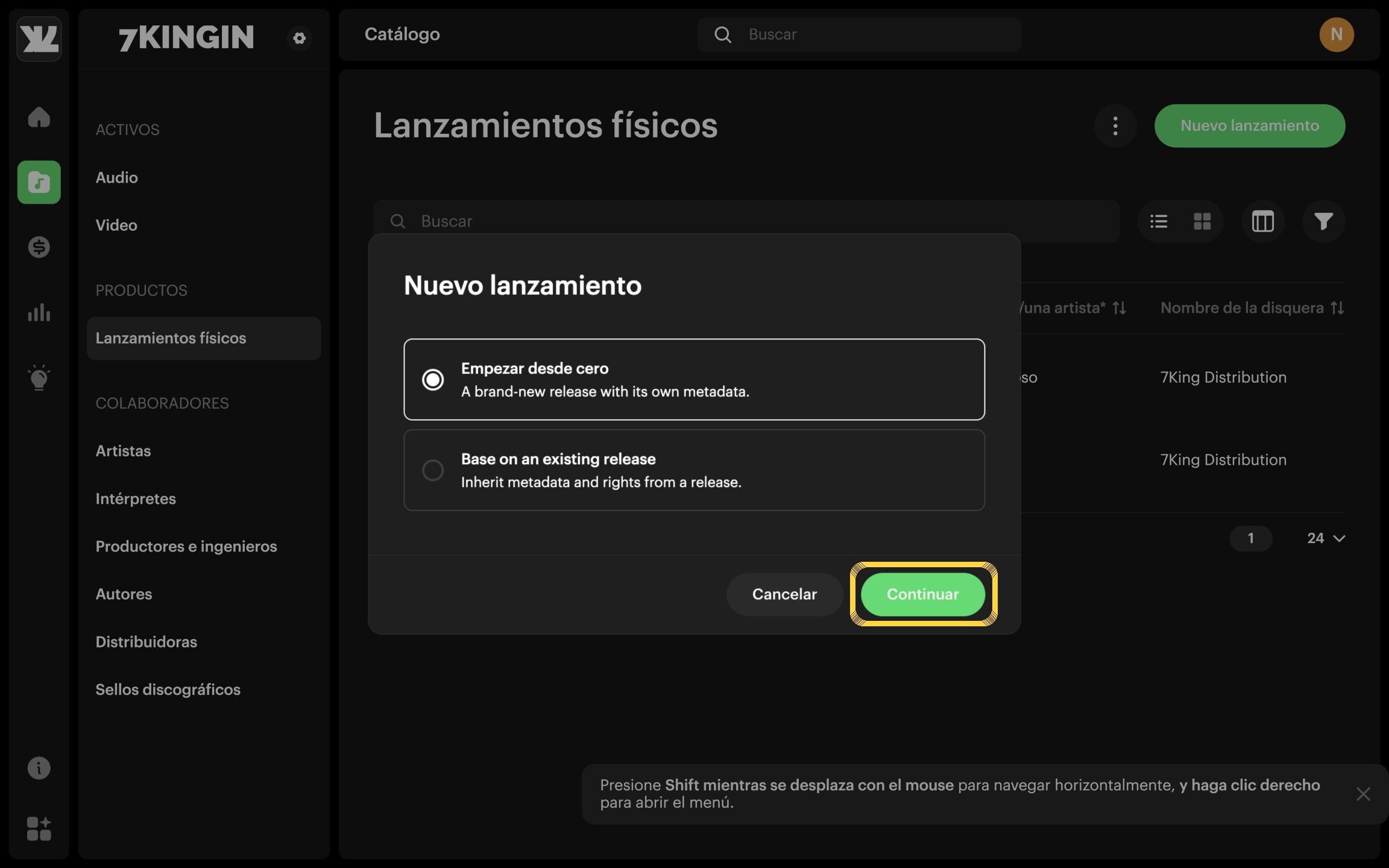 Paso 4: Haz clic en «Continuar»