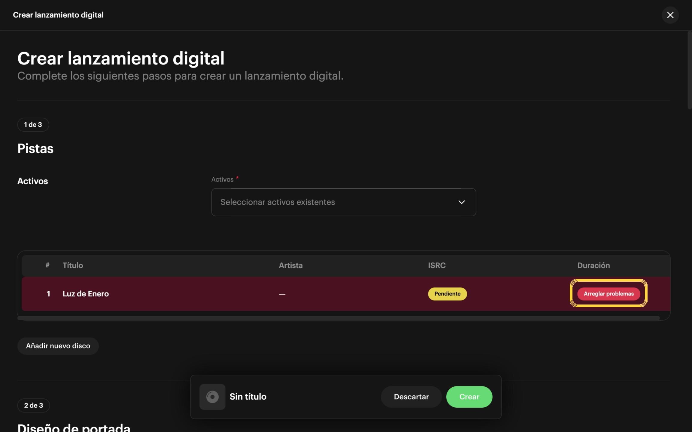 Paso 7: Sale en rojo: haz clic en «Arreglar problemas»