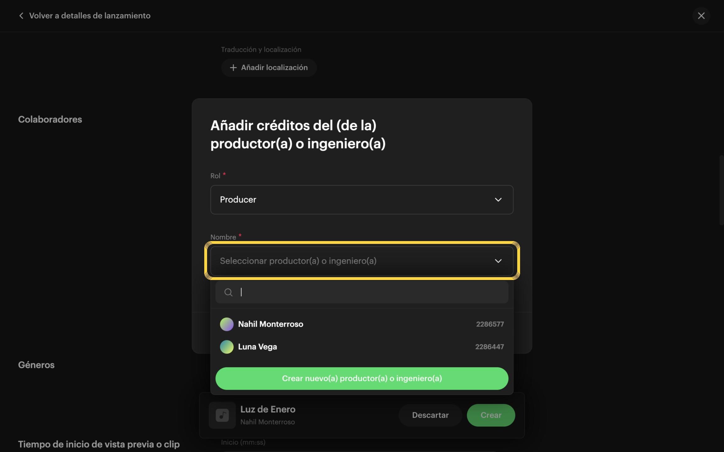 Paso 16: Agrega el productor