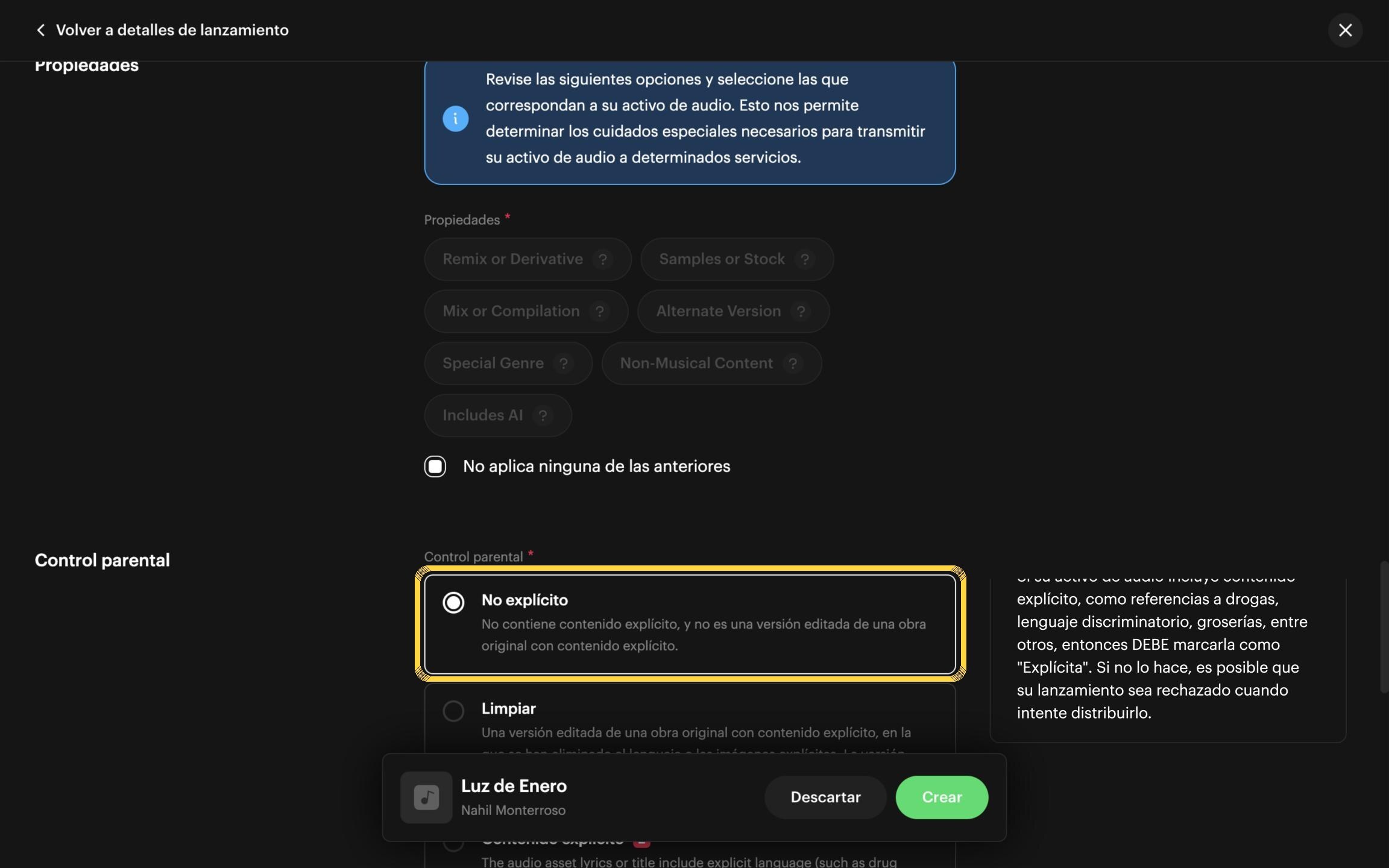 Paso 23: Control parental